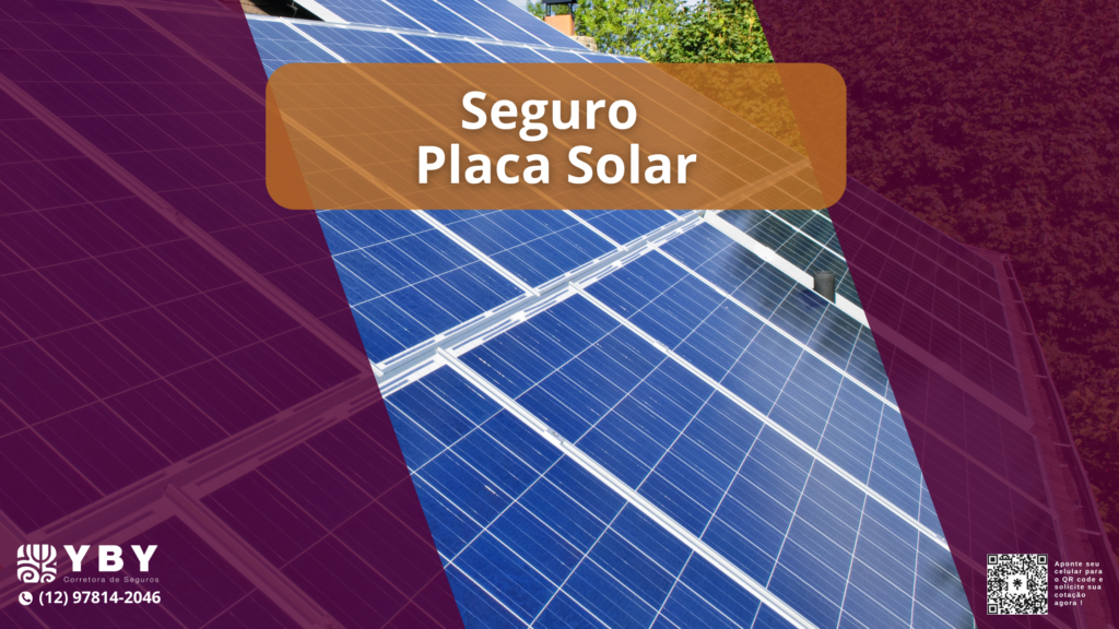 Seguro placa solar